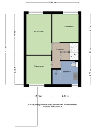 Floorplan - Vesta 15, 9602 NS Hoogezand