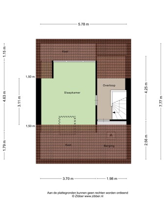 Floorplan - Vesta 15, 9602 NS Hoogezand