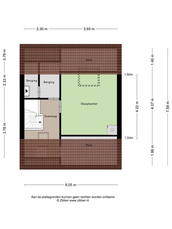 Floorplan - Vredewold 2, 9642 EP Veendam