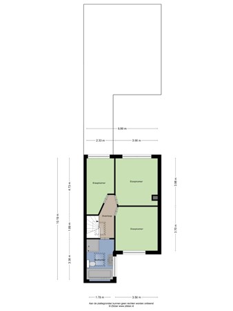 Floorplan - Vossenkamp 110, 9675 KL Winschoten