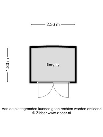 Floorplan - Vossenkamp 110, 9675 KL Winschoten