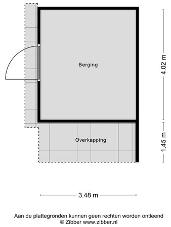 Floorplan - Boven Veensloot 7, 9651 CG Meeden