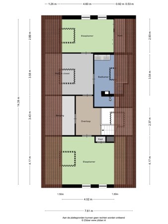 Floorplan - Boven Veensloot 7, 9651 CG Meeden