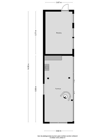 Floorplan - Boven Veensloot 7, 9651 CG Meeden