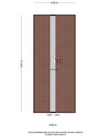 Floorplan - Poststraat 58, 9648 JN Wildervank