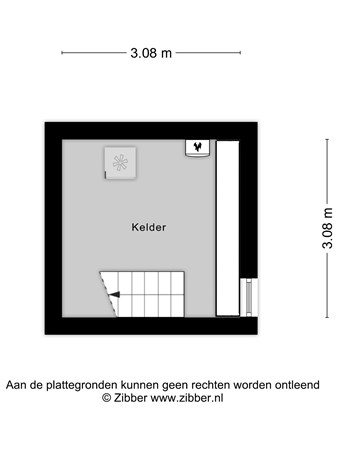 Floorplan - Poststraat 58, 9648 JN Wildervank