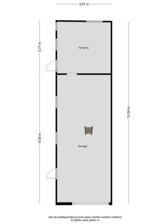 Floorplan - Poststraat 58, 9648 JN Wildervank