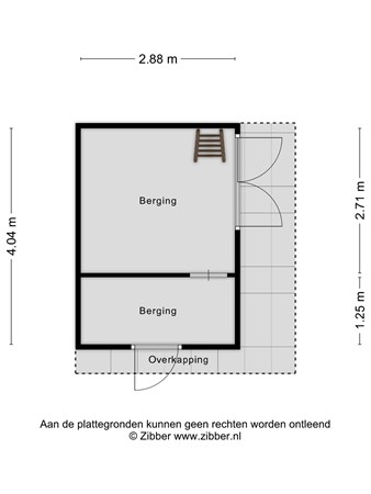 Floorplan - Poststraat 58, 9648 JN Wildervank