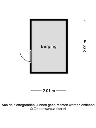 Floorplan - Beneden Westerdiep 9-09, 9641 GD Veendam