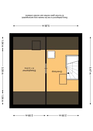 Goudsmedenstraat 26, 9646 CA Veendam - Nieuw - Tweede verdieping - 2D.jpg