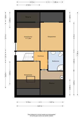 Siemenspark 77, 9636 EB Zuidbroek - Eerste verdieping - 2D.jpg