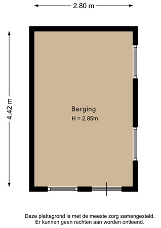 Siemenspark 77, 9636 EB Zuidbroek - Berging - 2D.jpg