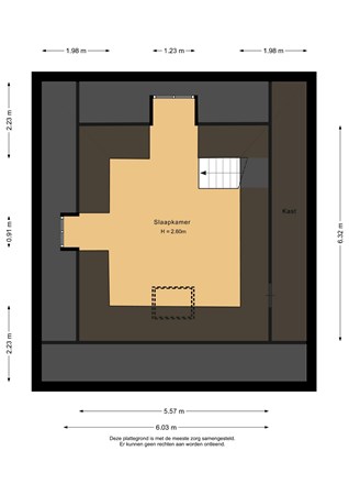 Beneden Oosterdiep 32, 9641 JE Veendam - Tweede verdieping - 2D.jpg