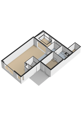 Het Wad 17, 9642 JP Veendam - Begane grond - 3D.png