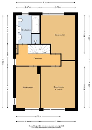 Ligusterhage 18, 9408 EK Assen - Eerste verdieping - 2D.jpg