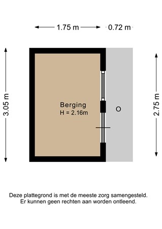 Ligusterhage 18, 9408 EK Assen - Berging - 2D.jpg