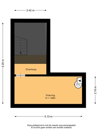 Kastelenlaan 127, 9301 VR Roden - Vliering - 2D.jpg