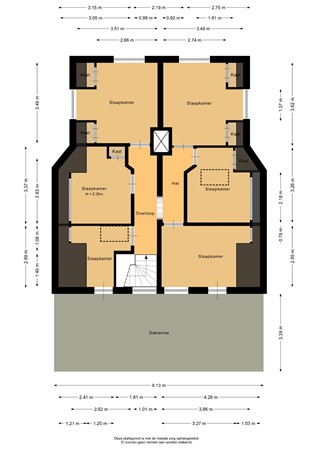Nijverheidskade 2, 9648 JG Wildervank - Eerste verdieping - 2D.jpg