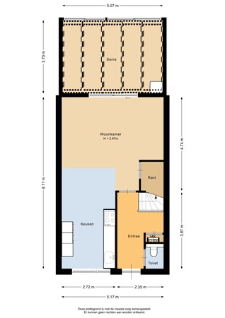 Meezenbroekstraat 33, 9645 PB Veendam - Begane grond - 2D.jpg