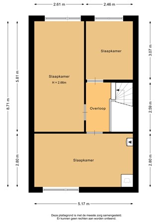 Meezenbroekstraat 33, 9645 PB Veendam - Tweede verdieping - 2D.jpg