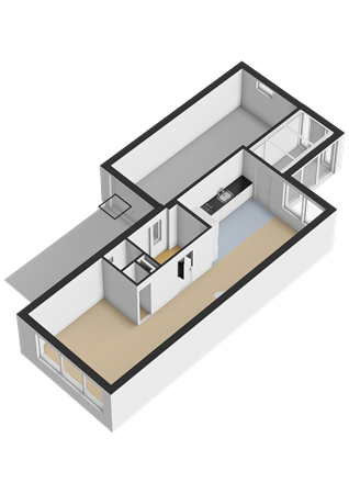 Fam. Schrijverstraat 16, 9649 DE Muntendam - Begane grond - 3D.png