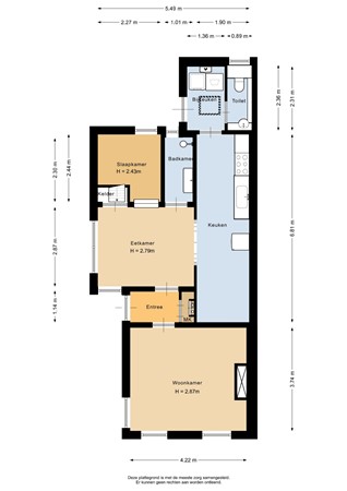 Landbouwstraat 134, 9648 GE Wildervank - Begane grond - 2D.jpg