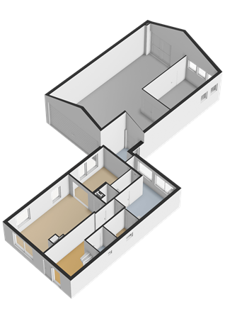 Beneden Oosterdiep 199, 9645 LP Veendam - Begane grond - 3D.png