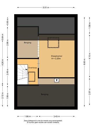 Atlas 28, 9602 NB Hoogezand - Tweede verdieping - 2D.jpg