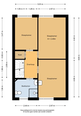 Atlas 28, 9602 NB Hoogezand - Eerste verdieping - 2D.jpg