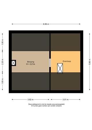 Winschoterweg 6A, 9665 BV Oude Pekela - Zolder - 2D.jpg