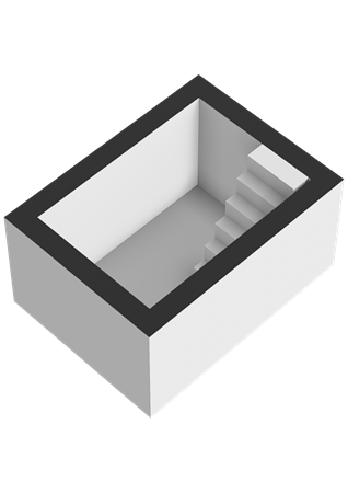 Winschoterweg 6A, 9665 BV Oude Pekela - Kelder - 3D.png