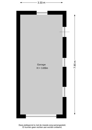 Winschoterweg 6A, 9665 BV Oude Pekela - Garage - 2D.jpg