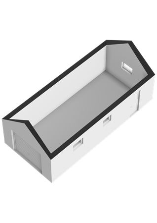 Winschoterweg 6A, 9665 BV Oude Pekela - Garage - 3D.png