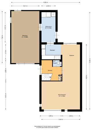 Dassenburcht 52, 9649 KJ Muntendam - Begane grond - 2D.jpg