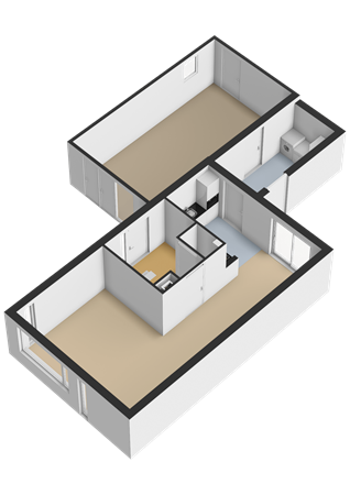 Dassenburcht 52, 9649 KJ Muntendam - Begane grond - 3D.png