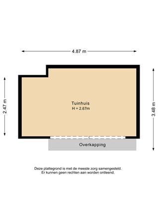 Boven Veensloot 23, 9651 CG Meeden - Tuinhuis - 2D.jpg