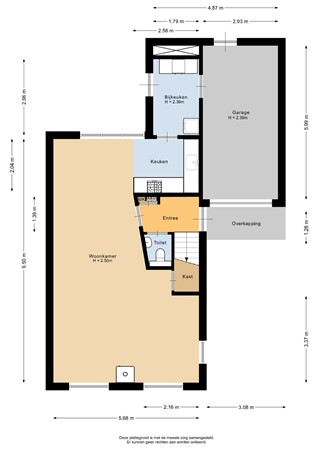 Bolsterstraat 28, 9502 PN Stadskanaal - Begane grond - 2D.jpg