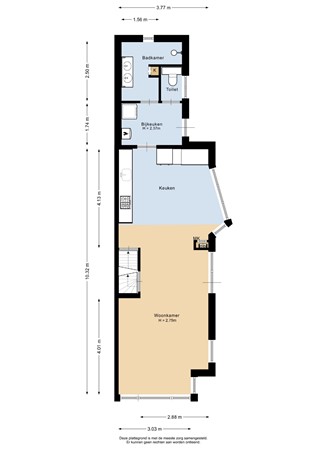 Langeleegte 112, 9641 GT Veendam - Begane grond - 2D.jpg