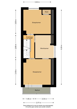 Langeleegte 112, 9641 GT Veendam - Eerste verdieping - 2D.jpg