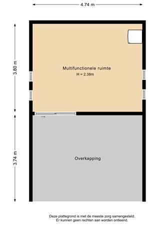 Langeleegte 112, 9641 GT Veendam - Berging - 2D.jpg