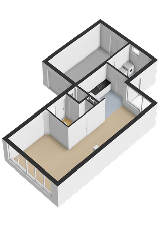 Munte 13, 9642 JE Veendam - Begane grond - 3D.png