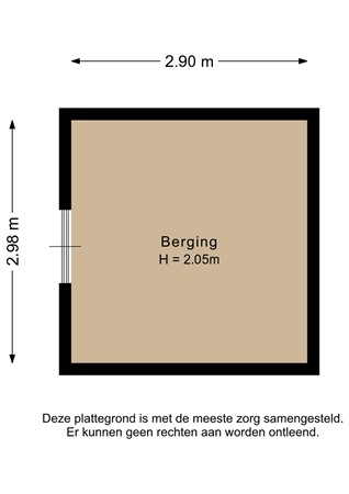 Munte 13, 9642 JE Veendam - Berging - 2D.jpg