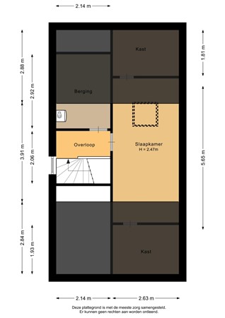 Munte 13, 9642 JE Veendam - Tweede verdieping - 2D.jpg