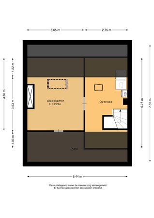 Spoetnikstraat 16, 9665 GD Oude Pekela - Tweede verdieping - 2D.jpg