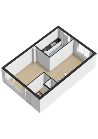 Het Rak 11, 9649 GE Muntendam - Begane grond - 3D.png
