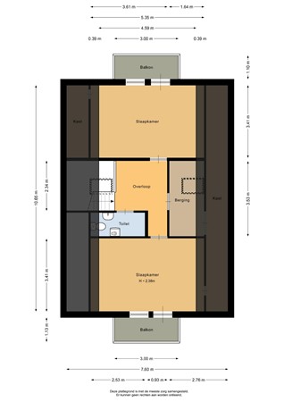 Beneden Oosterdiep 170, 9645 LJ Veendam - Eerste verdieping - 2D.jpg