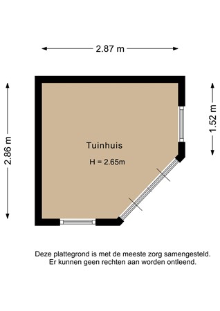 Beneden Oosterdiep 170, 9645 LJ Veendam - Tuinhuis - 2D.jpg