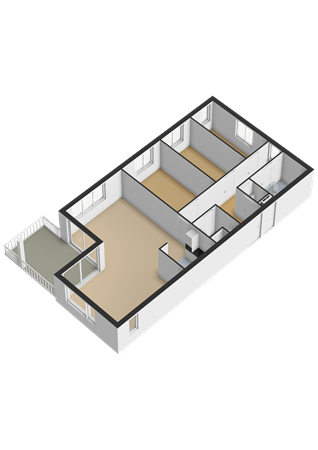 Straat Magelhaen 15-11, 9642 AA Veendam - Appartement - 3D.png