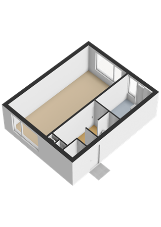 Vredewold 21, 9642 EN Veendam - Begane grond - 3D.png