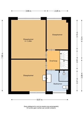 Vredewold 21, 9642 EN Veendam - Eerste verdieping - 2D.jpg